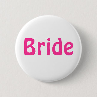 Badge - Bruid Ronde Button 5,7 Cm