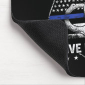 Badge Bunnies Love My Cuffs Funny Lice Humor  Muismat (Hoek)