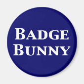 Badge Bunny Gifts Magneet (Voorkant)