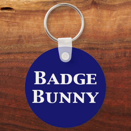 Badge Bunny Gifts Sleutelhanger (Voorkant)