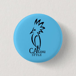 Badge Cagou Style Ronde Button 3,2 Cm