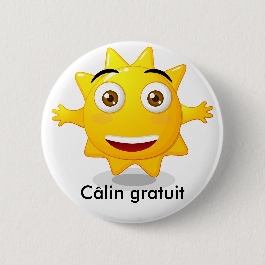 Badge Câlin Ronde Button 5,7 Cm (Voorkant)