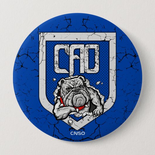 BADGE CAO RONDE BUTTON 4,0 CM (Voorkant)