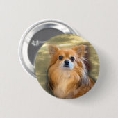Badge Chihuahua Foto Mode Pin Ronde Button 5,7 Cm (Voorkant /achterkant)