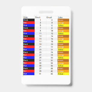 Badge Credit Card Formaat Fase Kleur