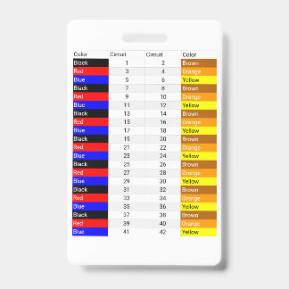 Badge Credit Card Formaat Fase Kleur