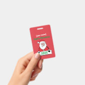 Badge - Custom Family Christmas (naam toevoegen) (Handheld)