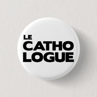 Badge "De katholoog" Ronde Button 3,2 Cm