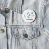 Badge De kleine konijnen Ronde Button 5,7 Cm (In situ)