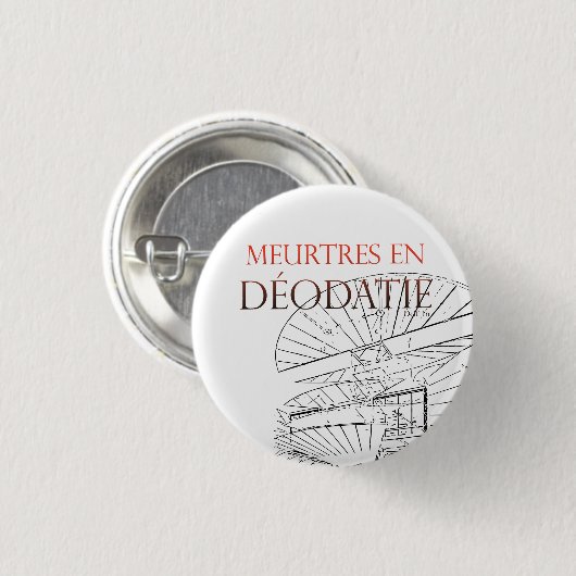 Badge Deodatie Ronde Button 3,2 Cm (Voorkant /achterkant)