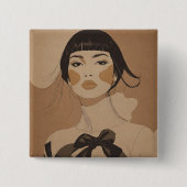 Badge Design Vierkante Button 5,1 Cm (Voorkant)