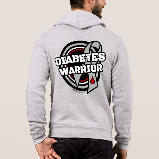Badge...Diabetes Hoodie (Achterkant)