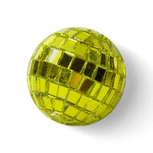 Badge Disco - Mini Boule met Facettes Green Anis