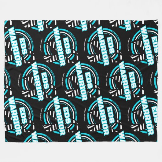 Badge...EDS Fleece Blanket (Voorkant (Horizontaal))