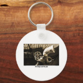 BADGE EN PISTOOL SLEUTELHANGER (Voorkant)