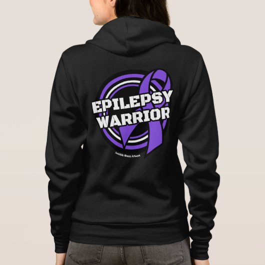 Badge...Epilepsy Hoodie (Achterkant)