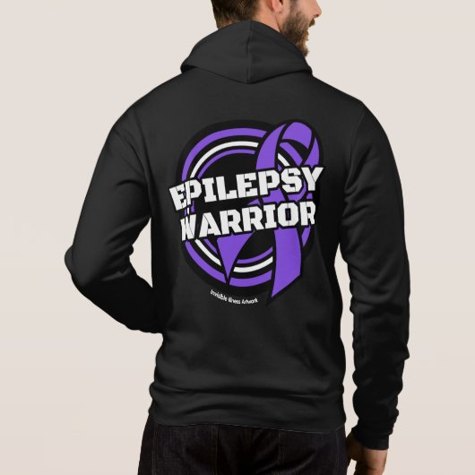 Badge...Epilepsy Hoodie (Achterkant)
