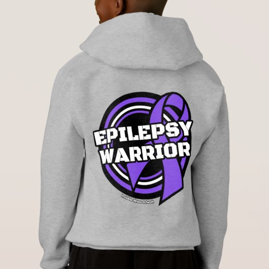 Badge...Epilepsy Hoodie (Achterkant)