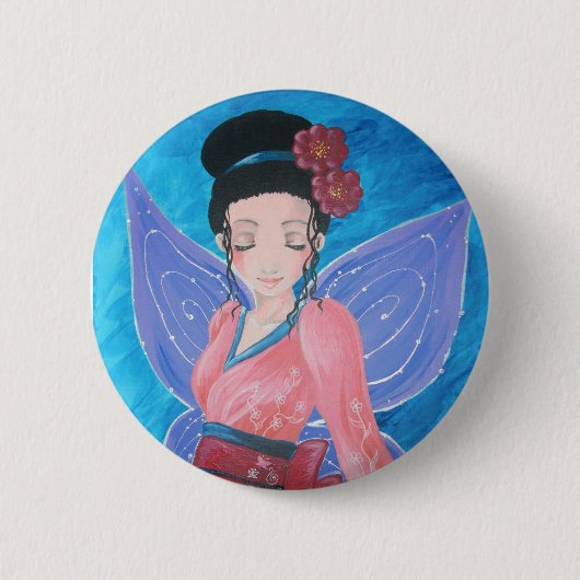 Badge - Fairy kimono Ronde Button 5,7 Cm (Voorkant)