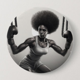 Badge girl ronde button 4,0 cm