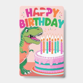 Badge Happy Birthday voor kinderen