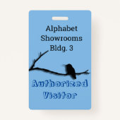 Badge - Hummingbird on Branch (Voorkant)