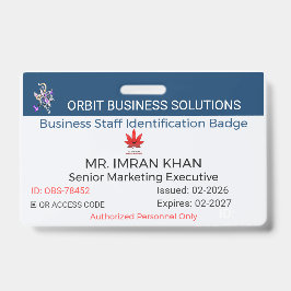 Badge Identification, Badge Personnalisé | Pro ID 