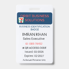 Badge Identification Employee ID Card | Corporate