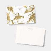 Badge is already Dutch, the translation is: Badge  (Voor- en achterkant)