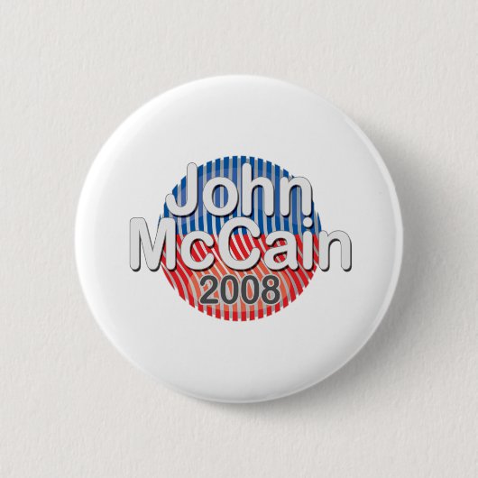 badge-johnmccain ronde button 5,7 cm (Voorkant)
