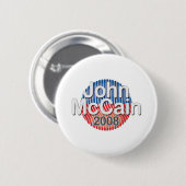 badge-johnmccain ronde button 5,7 cm (Voorkant /achterkant)