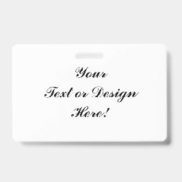  badge - Jouw tekst of ontwerp toevoegen