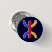badge kabyle ronde button 3,2 cm (Voorkant /achterkant)