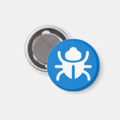 Badge Magneet - Bug (Voorkant / Achterkant)