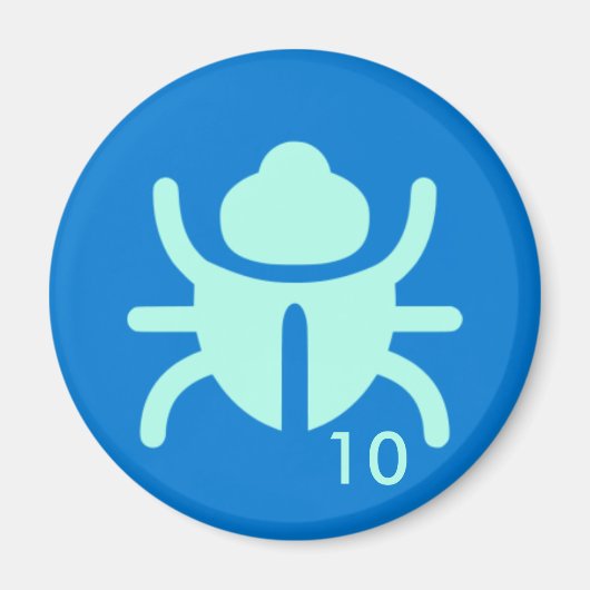 Badge Magneet - Bug 10 (Voorkant)