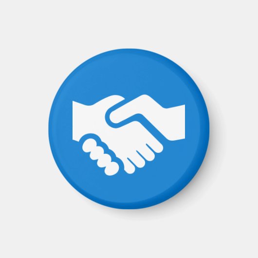 Badge Magneet - Handdruk (Voorkant)