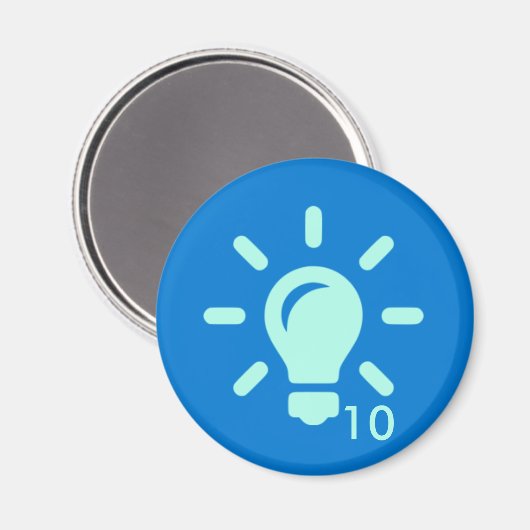 Badge Magneet - Idee 10 (Voorkant / Achterkant)