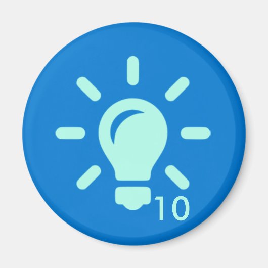 Badge Magneet - Idee 10 (Voorkant)