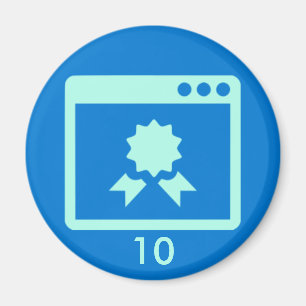Badge Magneet - Kwaliteit 10