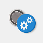 Badge Magneet - Tandwielen (Voorkant / Achterkant)