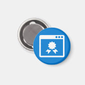 Badge Magnet - Kwaliteit (Voorkant / Achterkant)