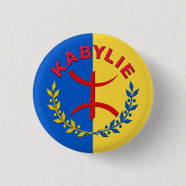 badge mak kabylie 3.2 ronde button 3,2 cm