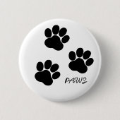 badge met poten ronde button 5,7 cm (Voorkant)