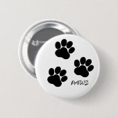 badge met poten ronde button 5,7 cm (Voorkant /achterkant)