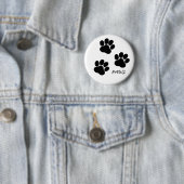 badge met poten ronde button 5,7 cm (In situ)