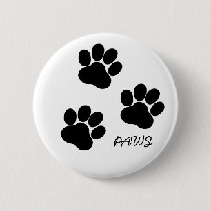 badge met poten ronde button 5,7 cm
