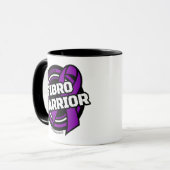 Badge...Mok van Fibro Mok (Voorkant links)