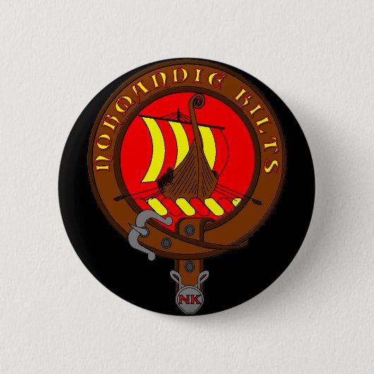 Badge Normandie Kilts Ronde Button 5,7 Cm (Voorkant)