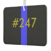 badge-nummer Thin Blue Line Luchtverfrisser (Links)