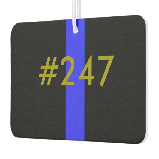  badge-nummer Thin Blue Line Luchtverfrisser (Links)